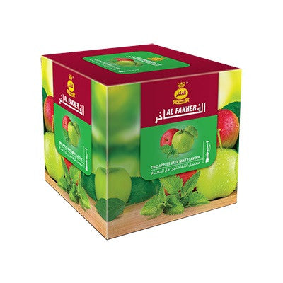 Al Fakher Double Apple Mint Hookah Flavor when you order from Hookah On Wheels